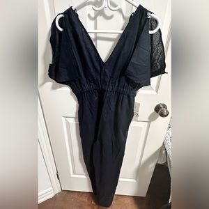 Zara navy jumpsuit